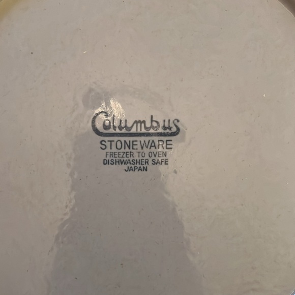 Columbus Stoneware Plates - Picture 3 of 8